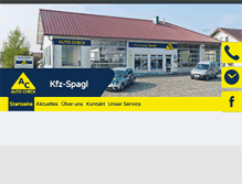Tablet Screenshot of kfz-spagl.com